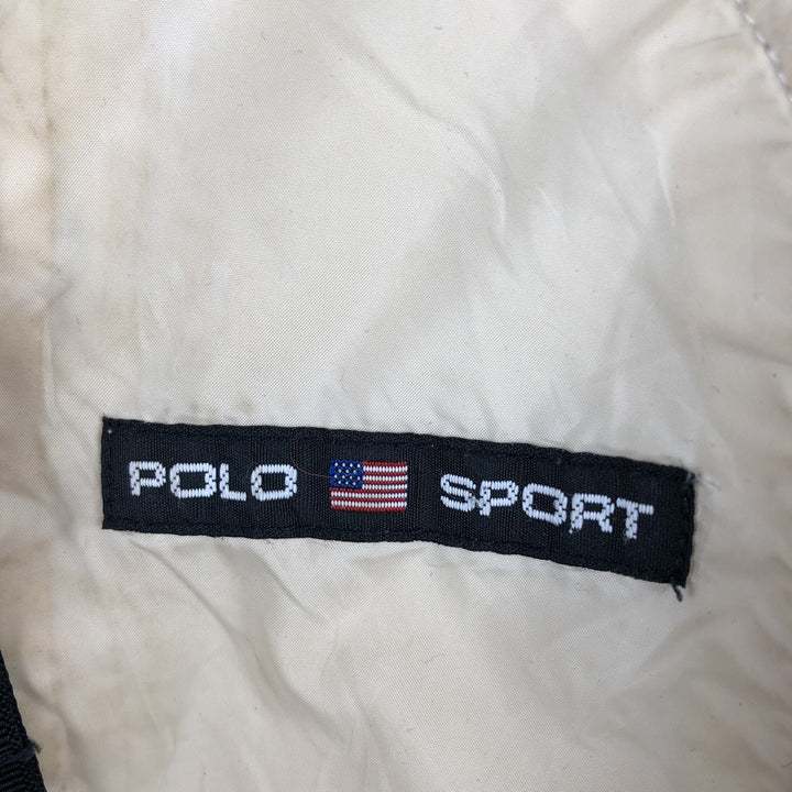 90'S Ralph Lauren POLO SPORT reversible fleece nylon jacket, men's size M Nylon green type Vintage Second Hand