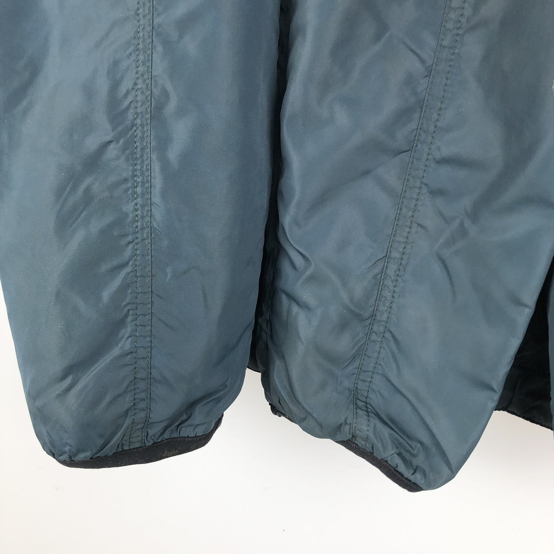 90'S Ralph Lauren POLO SPORT reversible fleece nylon jacket, men's size M Nylon green type Vintage Second Hand