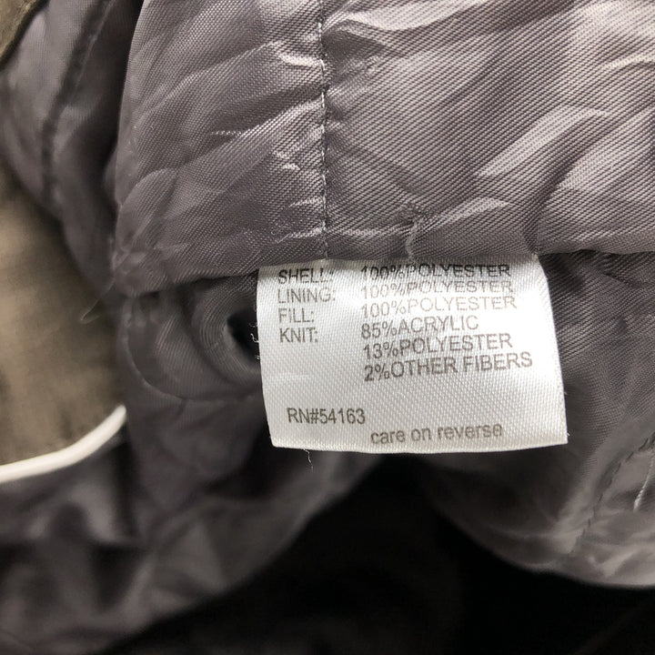 Calvin Klein Ripstop Padded Puffer Jacket, Men's Size Small polyester brown type Vintage Second Hand