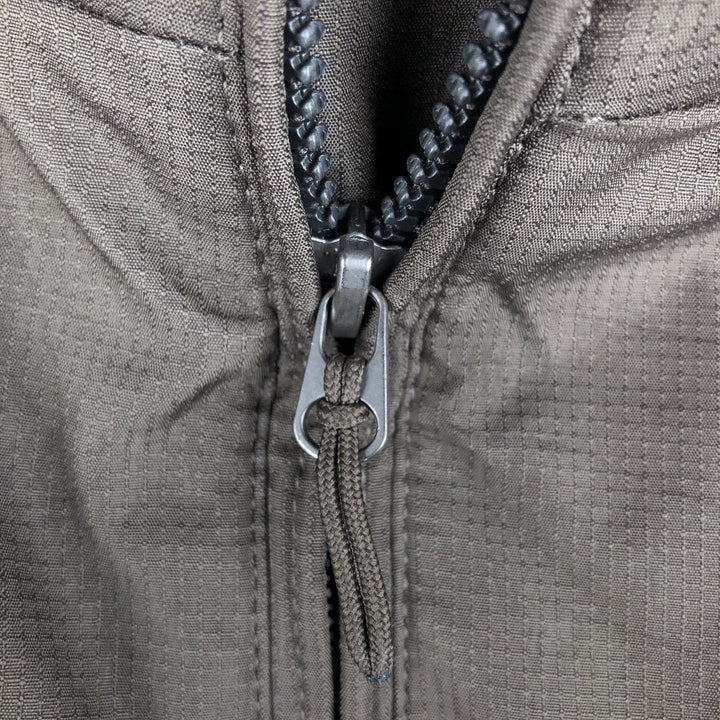 Calvin Klein Ripstop Padded Puffer Jacket, Men's Size Small polyester brown type Vintage Second Hand