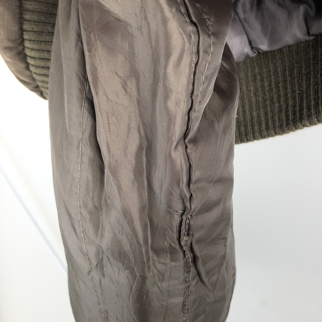 Calvin Klein Ripstop Padded Puffer Jacket, Men's Size Small polyester brown type Vintage Second Hand
