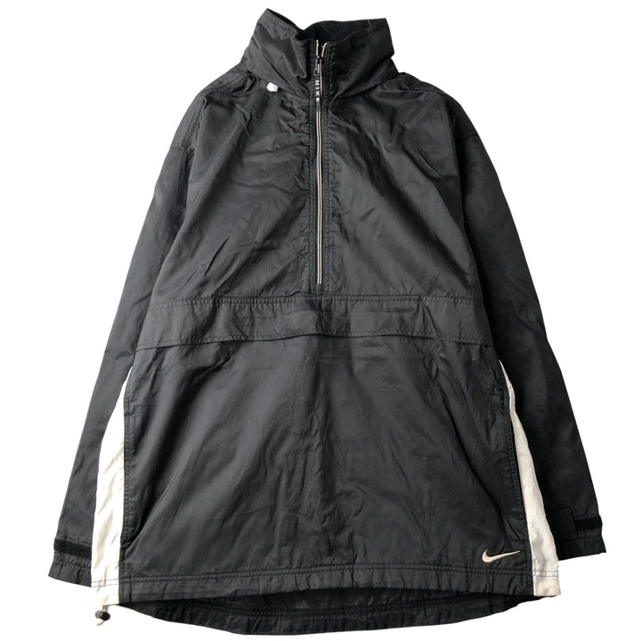 2000'S Nike Anorak Jacket, Men's Size L Nylon black type Vintage Second Hand