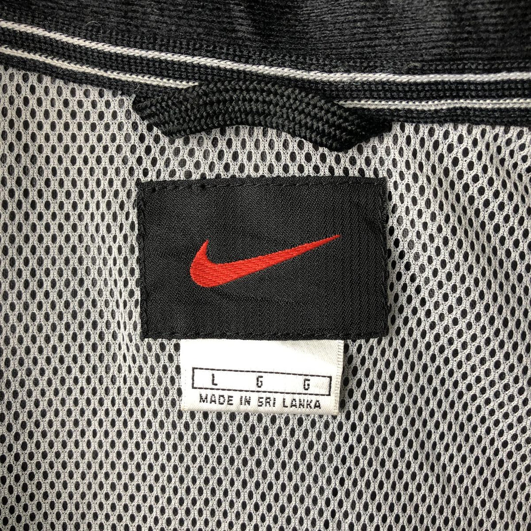 2000'S Nike Anorak Jacket, Men's Size L Nylon black type Vintage Second Hand