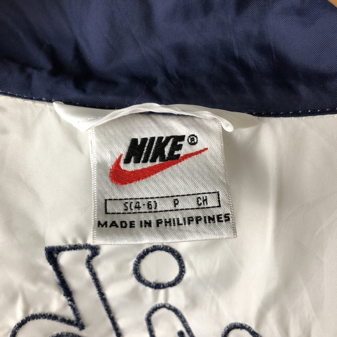 90'S Vintage Nike Nylon Jacket, Women's Size Small Nylon navy blue type Vintage Second Hand
