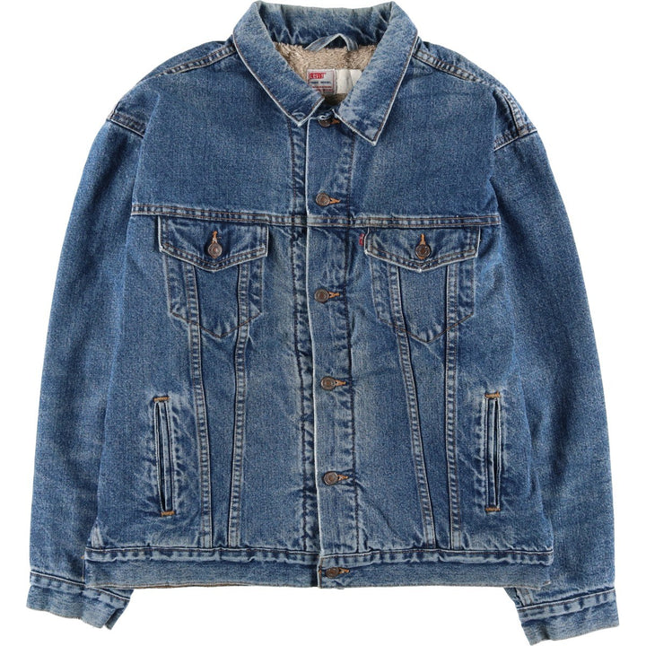 Levi's Two-Horse Padded Denim Jacket, Men's Size XL, Vintage unclear blue type Vintage Second Hand