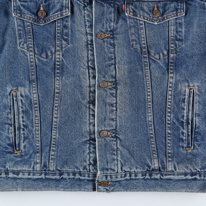 Levi's Two-Horse Padded Denim Jacket, Men's Size XL, Vintage unclear blue type Vintage Second Hand