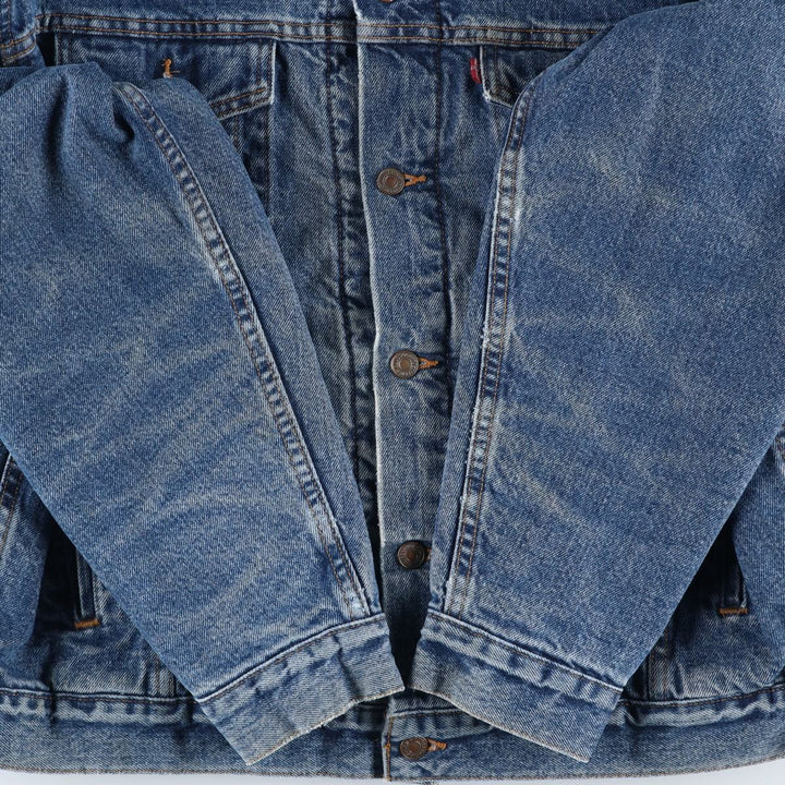 Levi's Two-Horse Padded Denim Jacket, Men's Size XL, Vintage unclear blue type Vintage Second Hand