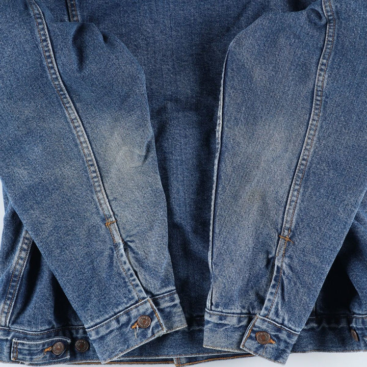 Levi's Two-Horse Padded Denim Jacket, Men's Size XL, Vintage unclear blue type Vintage Second Hand