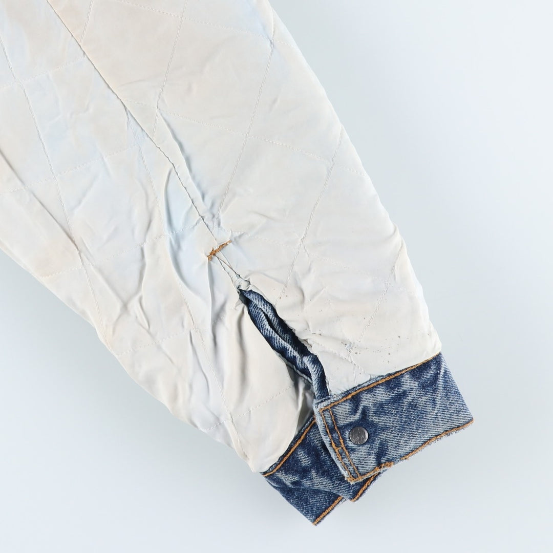 Levi's Two-Horse Padded Denim Jacket, Men's Size XL, Vintage unclear blue type Vintage Second Hand