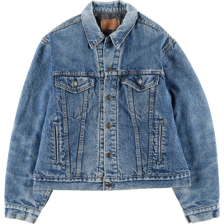 90'S Levi's 70506-0316 denim jacket, made in the USA, men's size M, vintage cotton blue type Vintage Second Hand