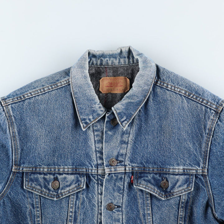 90'S Levi's 70506-0316 denim jacket, made in the USA, men's size M, vintage cotton blue type Vintage Second Hand