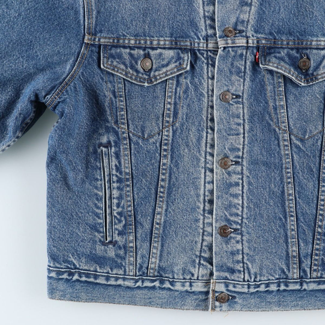 90'S Levi's 70506-0316 denim jacket, made in the USA, men's size M, vintage cotton blue type Vintage Second Hand