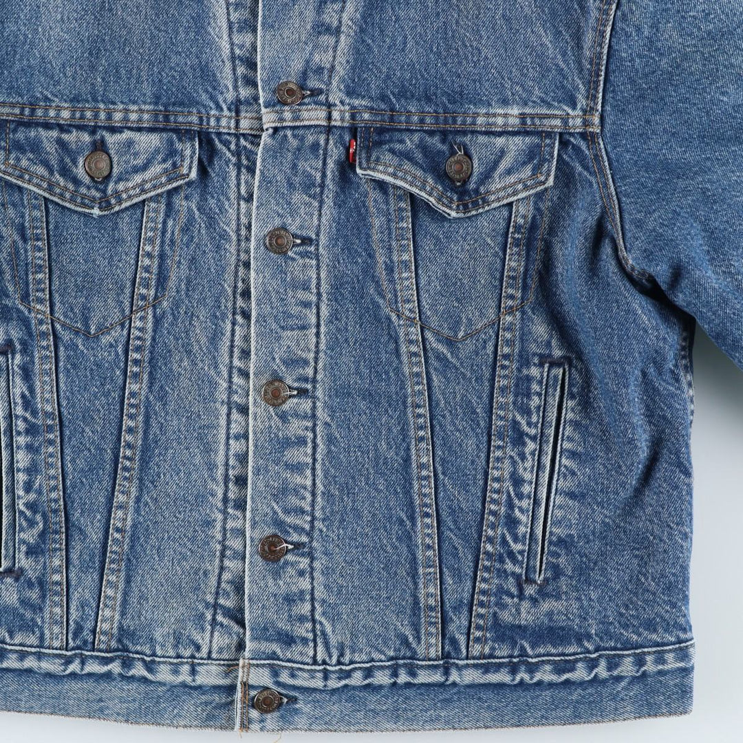 90'S Levi's 70506-0316 denim jacket, made in the USA, men's size M, vintage cotton blue type Vintage Second Hand