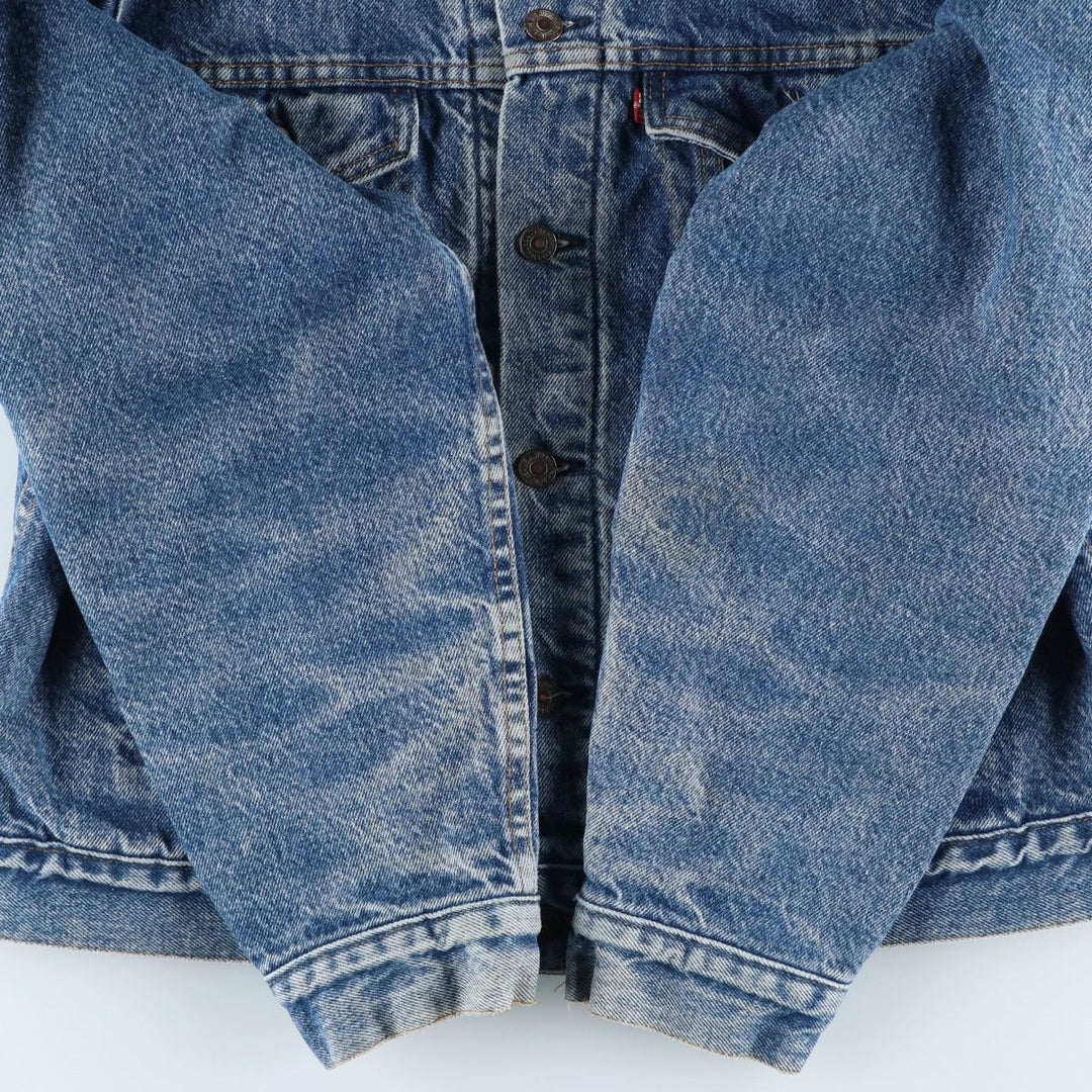 90'S Levi's 70506-0316 denim jacket, made in the USA, men's size M, vintage cotton blue type Vintage Second Hand