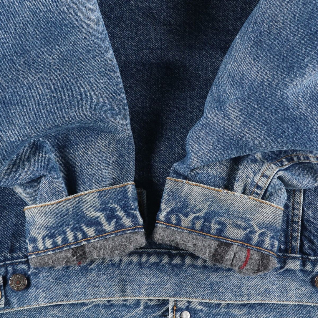 90'S Levi's 70506-0316 denim jacket, made in the USA, men's size M, vintage cotton blue type Vintage Second Hand