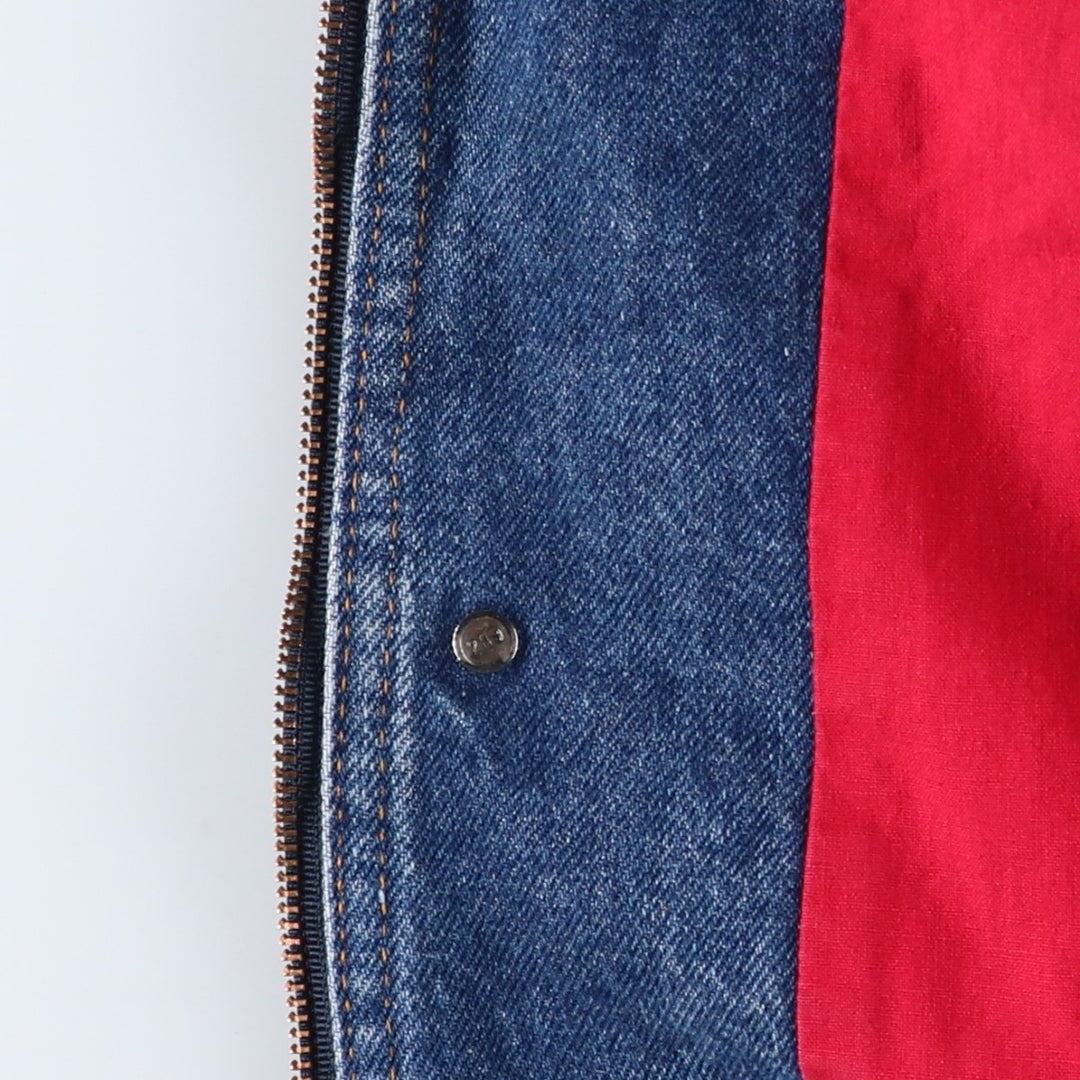 Vintage 1990'S Levi's 75074-0219 Chemical Wash Denim Jacket, Men's Size Medium cotton blue type Vintage Second Hand
