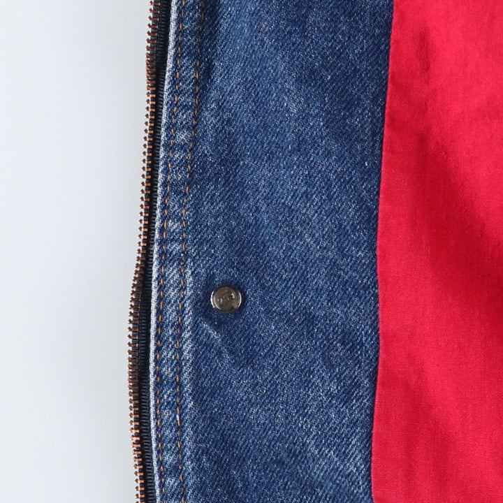 Vintage 1990'S Levi's 75074-0219 Chemical Wash Denim Jacket, Men's Size Medium cotton blue type Vintage Second Hand