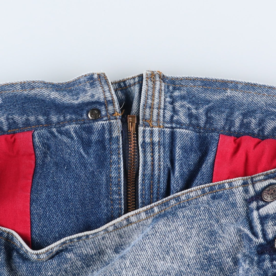 Vintage 1990'S Levi's 75074-0219 Chemical Wash Denim Jacket, Men's Size Medium cotton blue type Vintage Second Hand