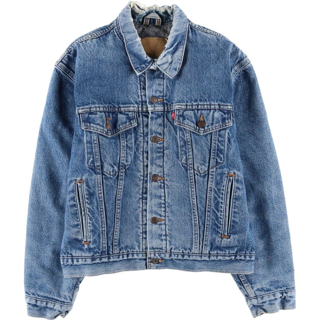 90'S Levi's denim jacket, denim jacket, men's size L, vintage unclear blue type Vintage Second Hand
