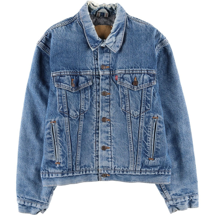 90'S Levi's denim jacket, denim jacket, men's size L, vintage unclear blue type Vintage Second Hand