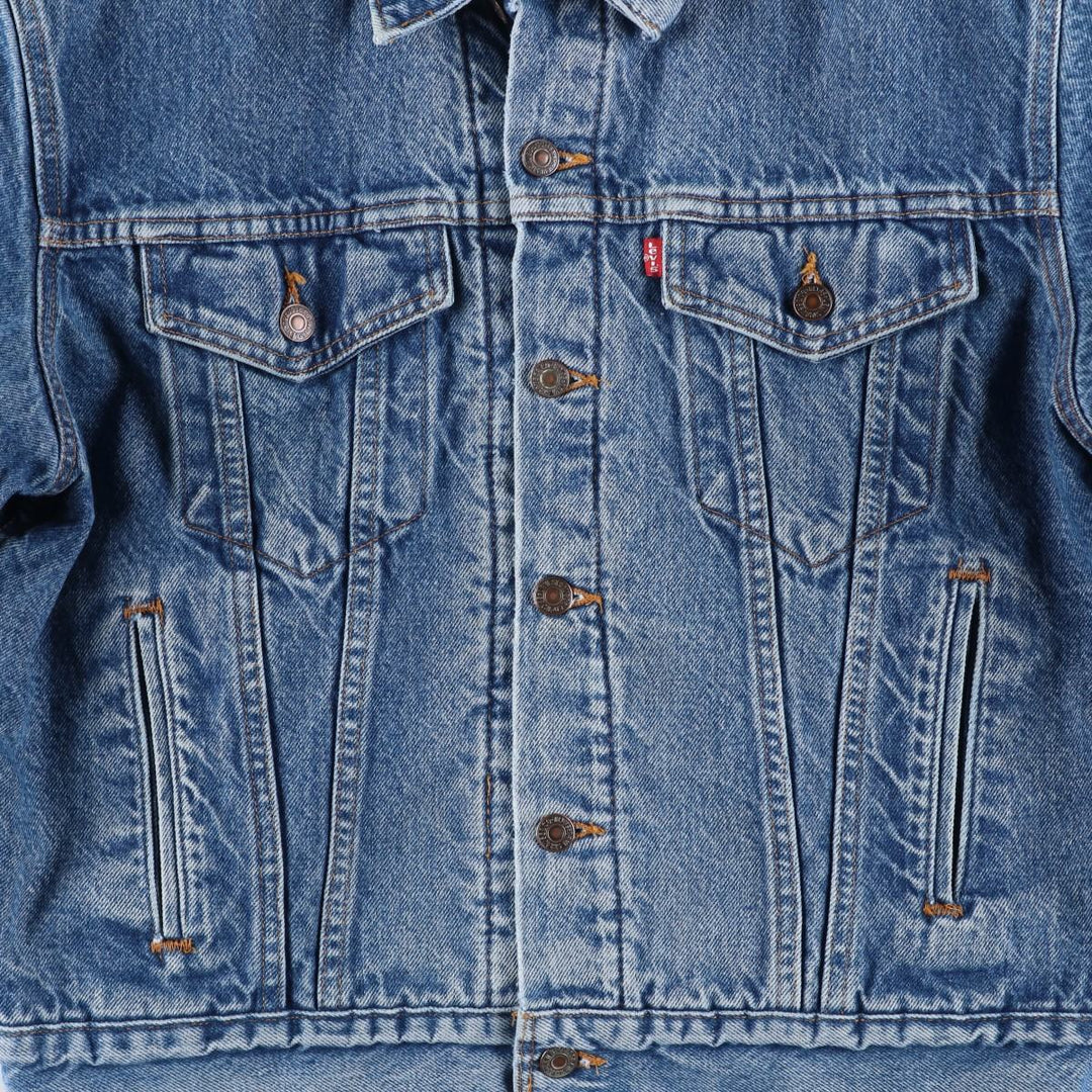 90'S Levi's denim jacket, denim jacket, men's size L, vintage unclear blue type Vintage Second Hand