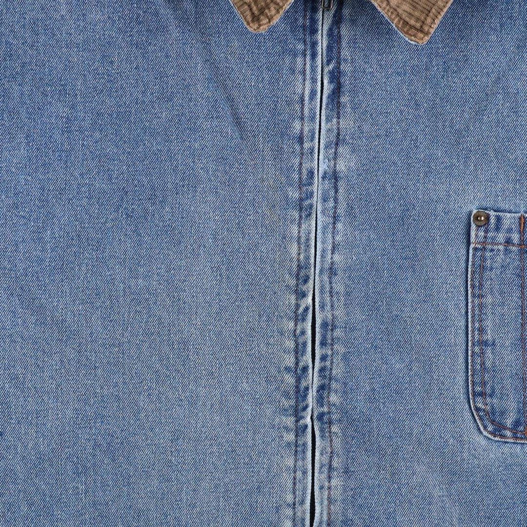 Vintage 90'S Wrangler HERO padded denim coveralls, men's size XL cotton blue type Vintage Second Hand