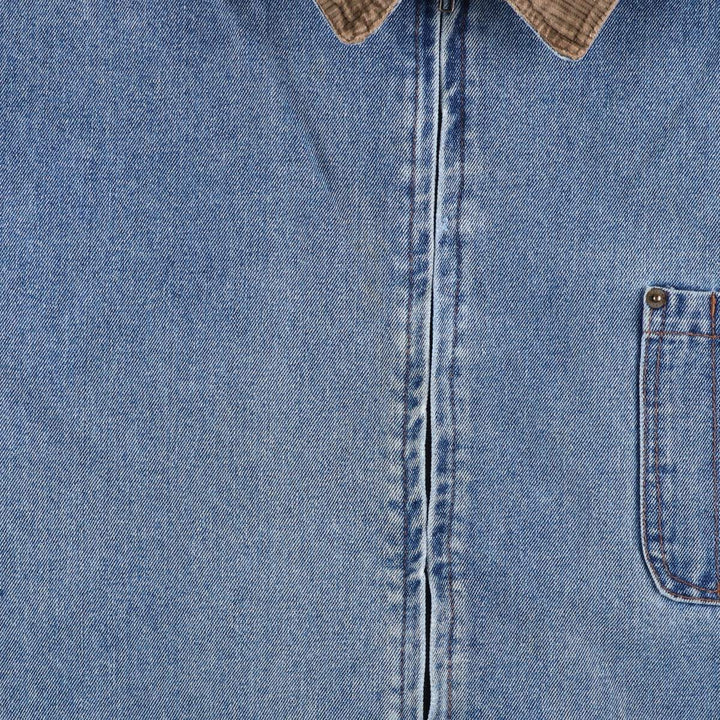 Vintage 90'S Wrangler HERO padded denim coveralls, men's size XL cotton blue type Vintage Second Hand