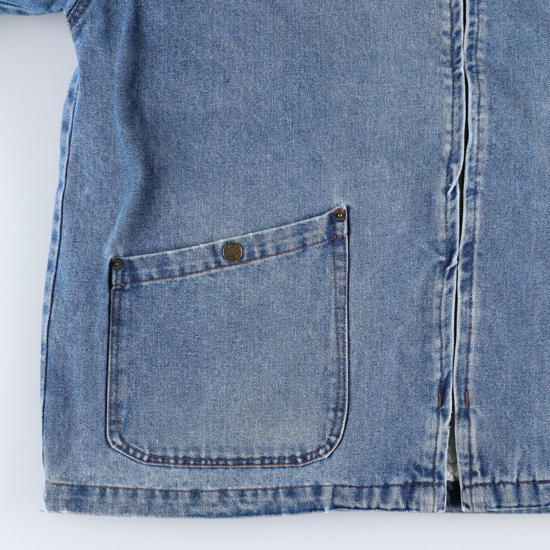 Vintage 90'S Wrangler HERO padded denim coveralls, men's size XL cotton blue type Vintage Second Hand