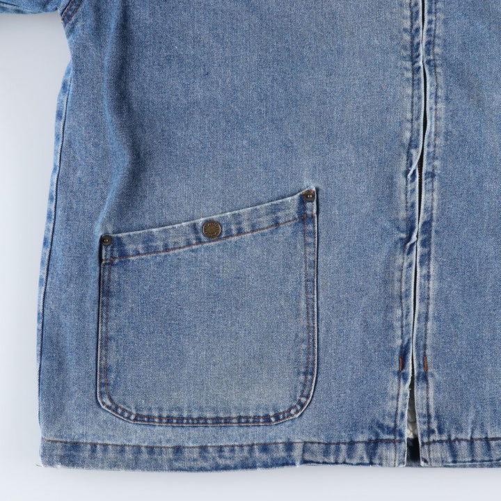 Vintage 90'S Wrangler HERO padded denim coveralls, men's size XL cotton blue type Vintage Second Hand