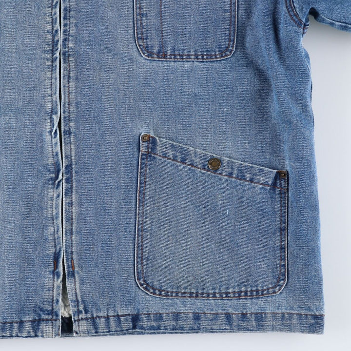 Vintage 90'S Wrangler HERO padded denim coveralls, men's size XL cotton blue type Vintage Second Hand