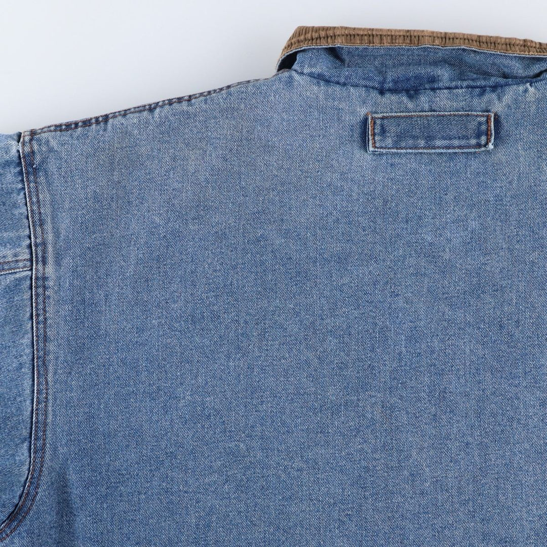 Vintage 90'S Wrangler HERO padded denim coveralls, men's size XL cotton blue type Vintage Second Hand