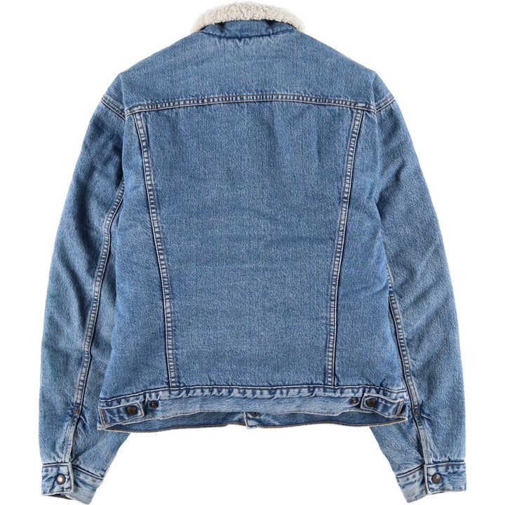 90'S Levi's 71500-0216 Denim Boa Jacket, Men's Size L, Vintage cotton blue type Vintage Second Hand