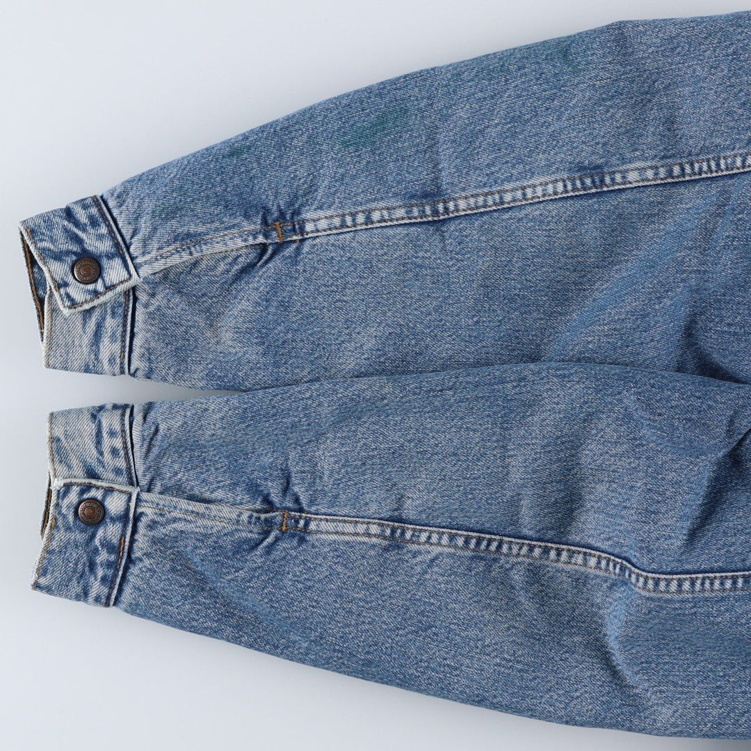 90'S Levi's 71500-0216 Denim Boa Jacket, Men's Size L, Vintage cotton blue type Vintage Second Hand