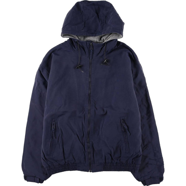 90s-00'S Cabelas Padded Parka Puffer Jacket Men's Size L Polyurethane Coated Nylon navy blue type Vintage Second Hand