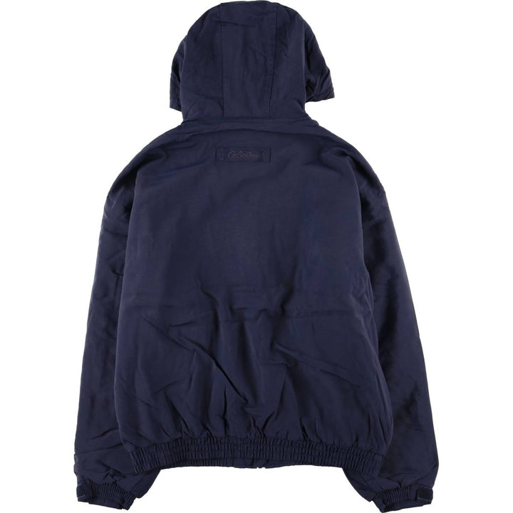 90s-00'S Cabelas Padded Parka Puffer Jacket Men's Size L Polyurethane Coated Nylon navy blue type Vintage Second Hand
