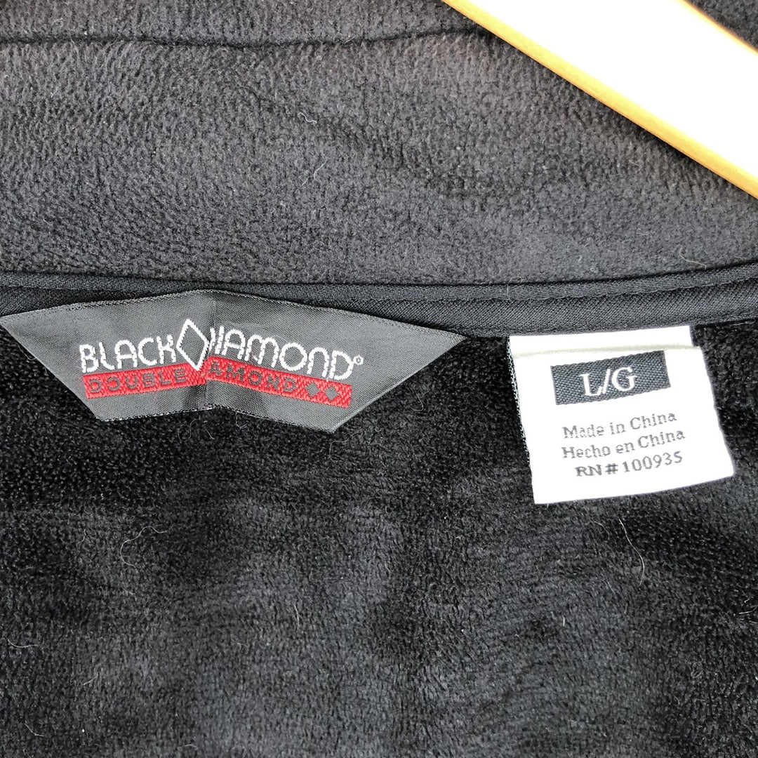 Vintage 90'S Black Diamond Double Diamond windbreaker, men's size L polyester Khaki type Vintage Second Hand