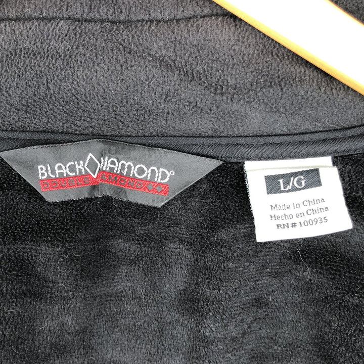 Vintage 90'S Black Diamond Double Diamond windbreaker, men's size L polyester Khaki type Vintage Second Hand