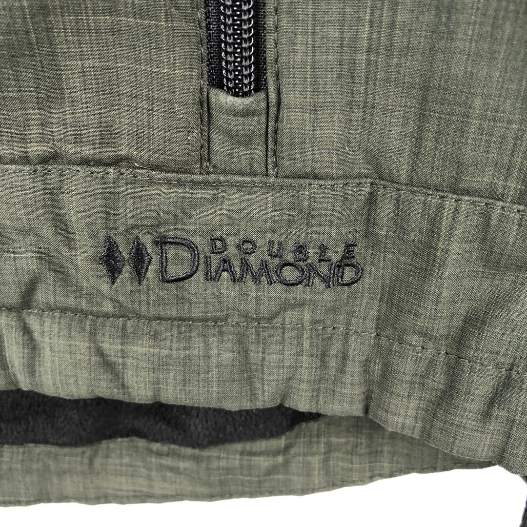 Vintage 90'S Black Diamond Double Diamond windbreaker, men's size L polyester Khaki type Vintage Second Hand