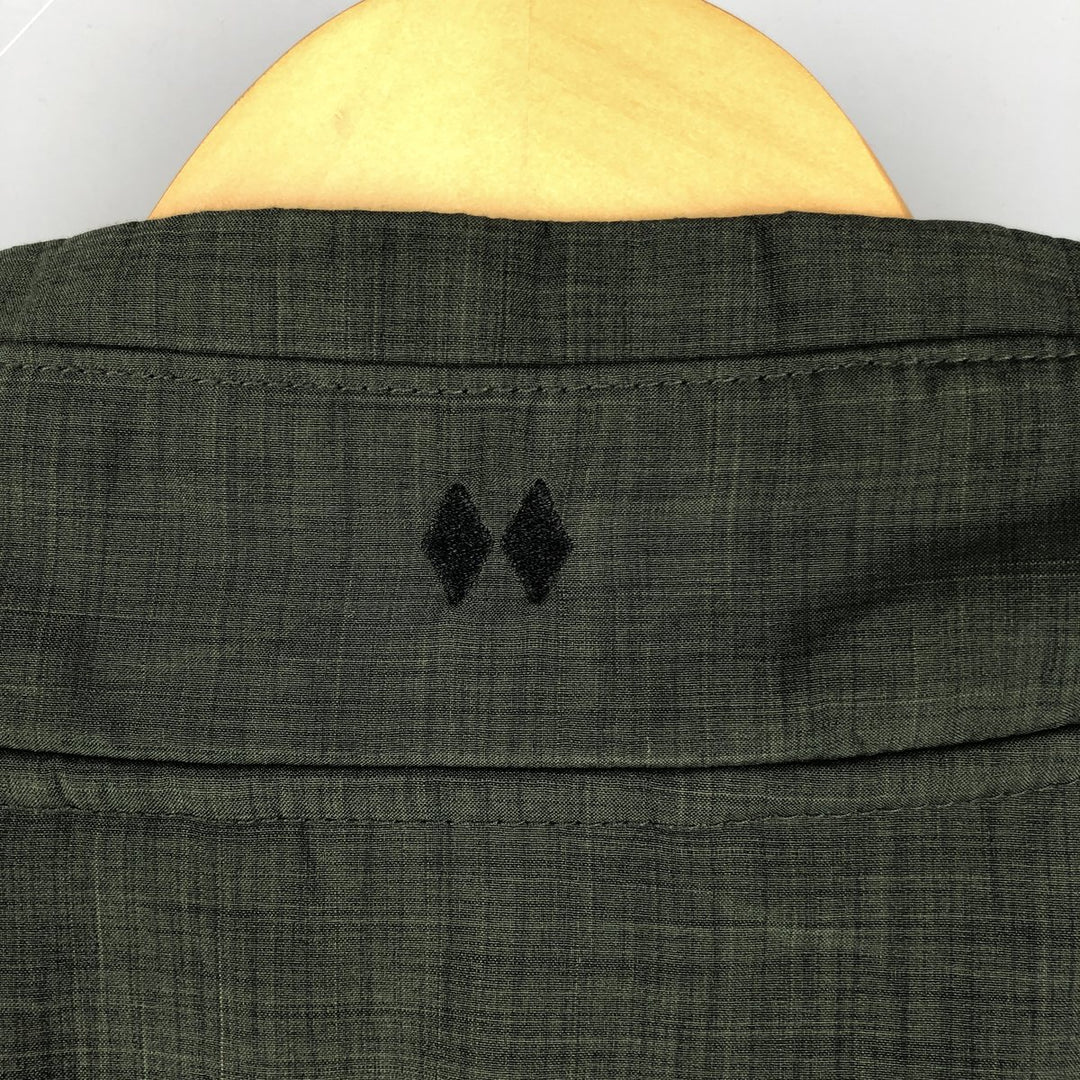 Vintage 90'S Black Diamond Double Diamond windbreaker, men's size L polyester Khaki type Vintage Second Hand