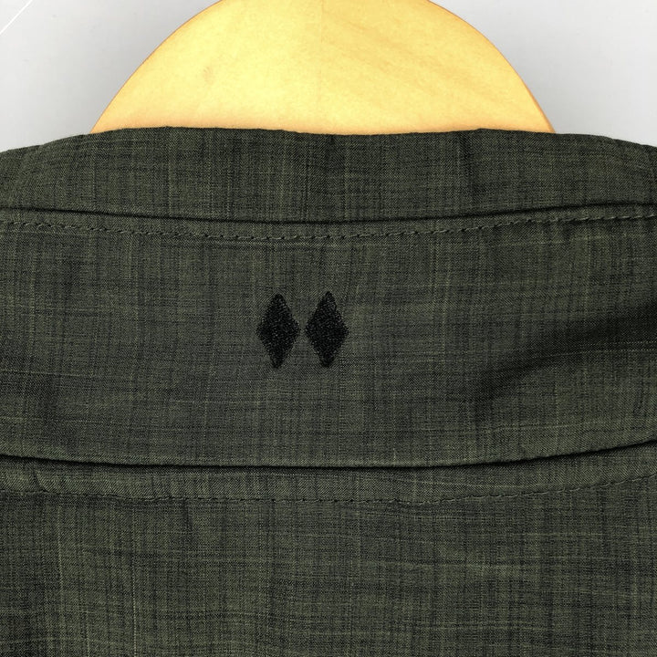 Vintage 90'S Black Diamond Double Diamond windbreaker, men's size L polyester Khaki type Vintage Second Hand