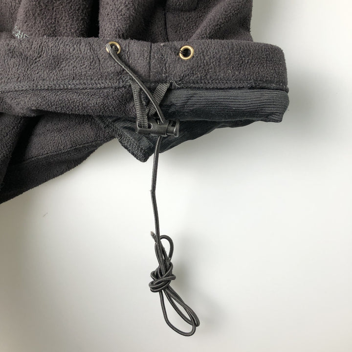 90s-00'S Cabelas Half Button Fleece Pullover, Men's XL polyester black type Vintage Second Hand