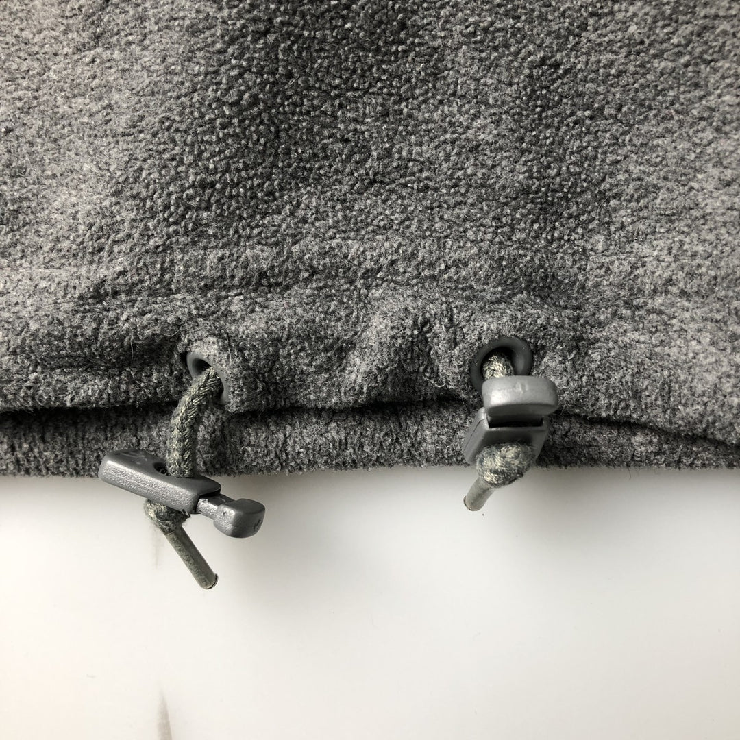 90s-00'S Adidas Half-Zip Fleece Pullover, Men's Size L polyester gray type Vintage Second Hand