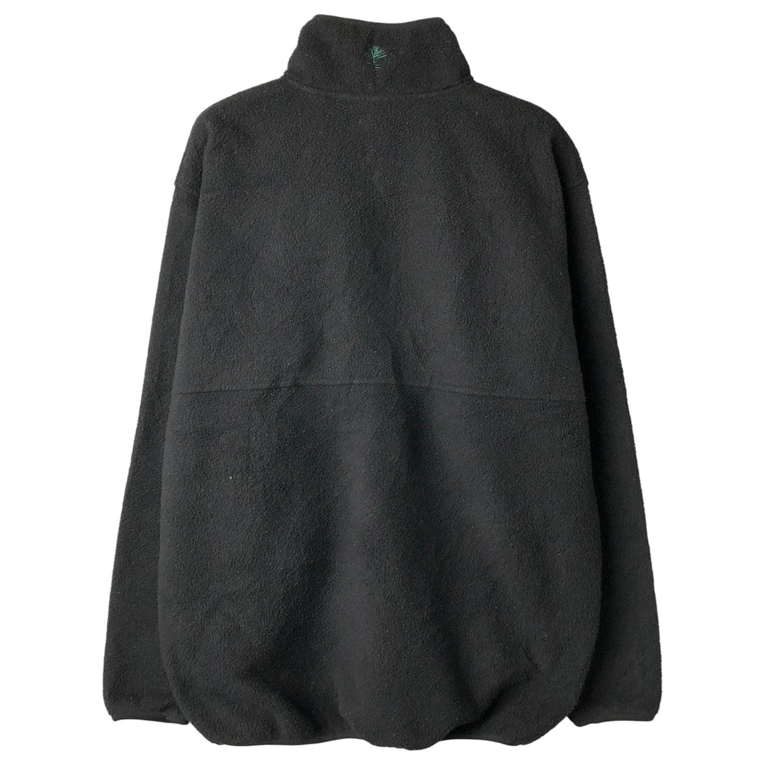 90s-00'S Timberland Half-Snap Fleece Pullover, Made in Canada, Men's XS polyester black type Vintage Second Hand