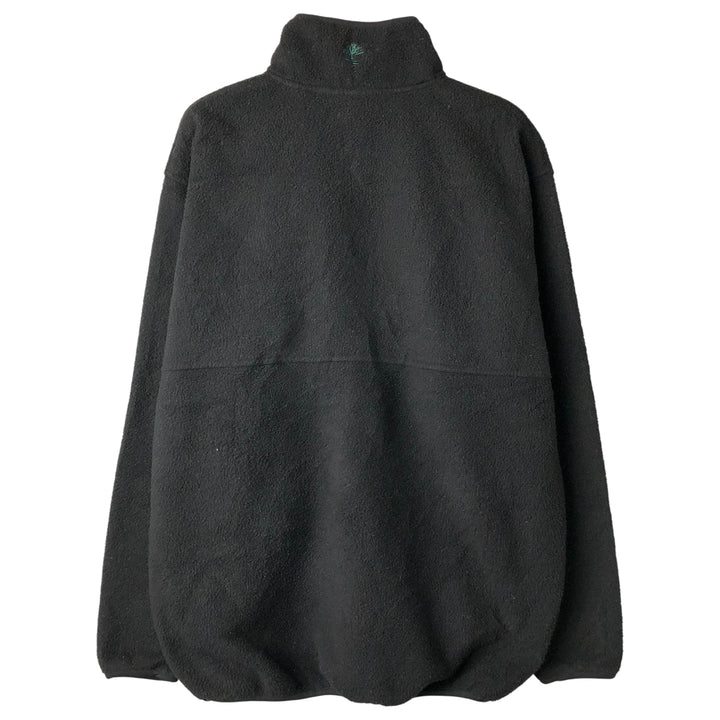 90s-00'S Timberland Half-Snap Fleece Pullover, Made in Canada, Men's XS polyester black type Vintage Second Hand