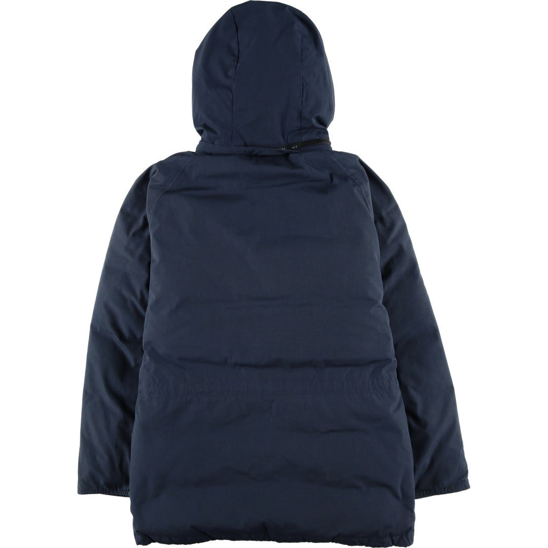 Vintage 1970s-1980'S Eddie Bauer goose down parka, size L, men's unclear navy blue type Vintage Second Hand