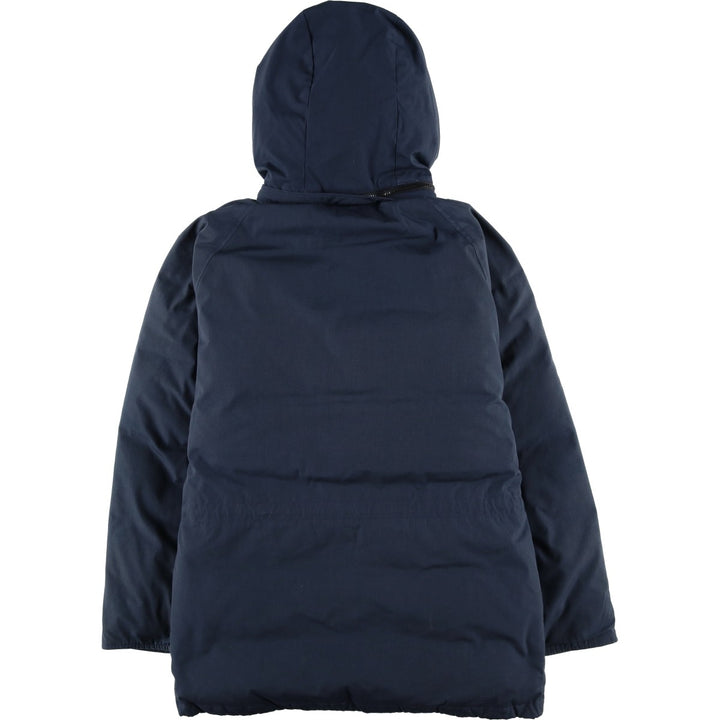 Vintage 1970s-1980'S Eddie Bauer goose down parka, size L, men's unclear navy blue type Vintage Second Hand