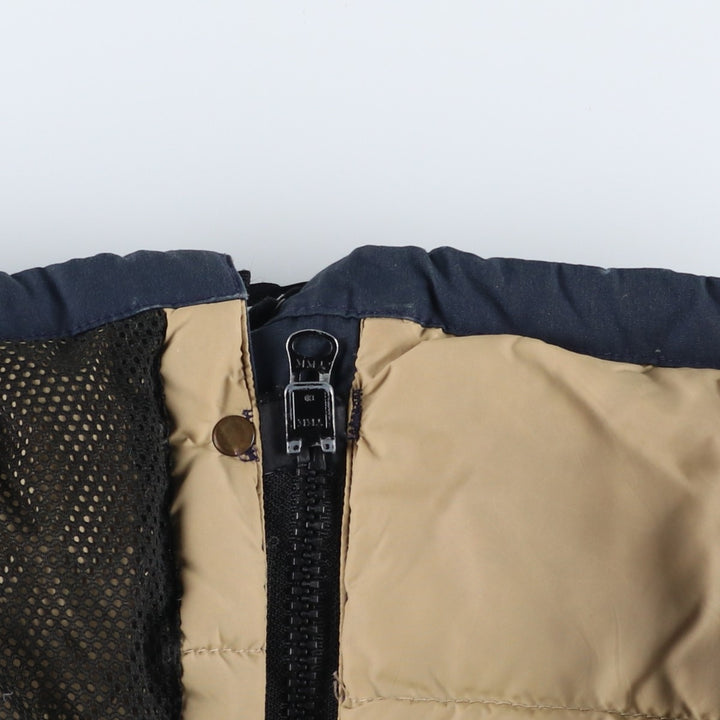 Vintage 1970s-1980'S Eddie Bauer goose down parka, size L, men's unclear navy blue type Vintage Second Hand