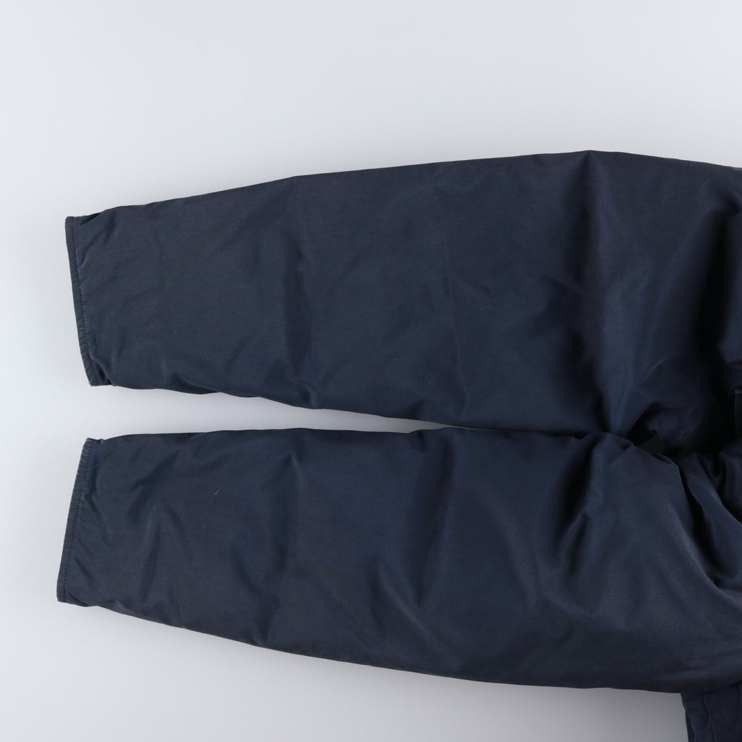 Vintage 1970s-1980'S Eddie Bauer goose down parka, size L, men's unclear navy blue type Vintage Second Hand