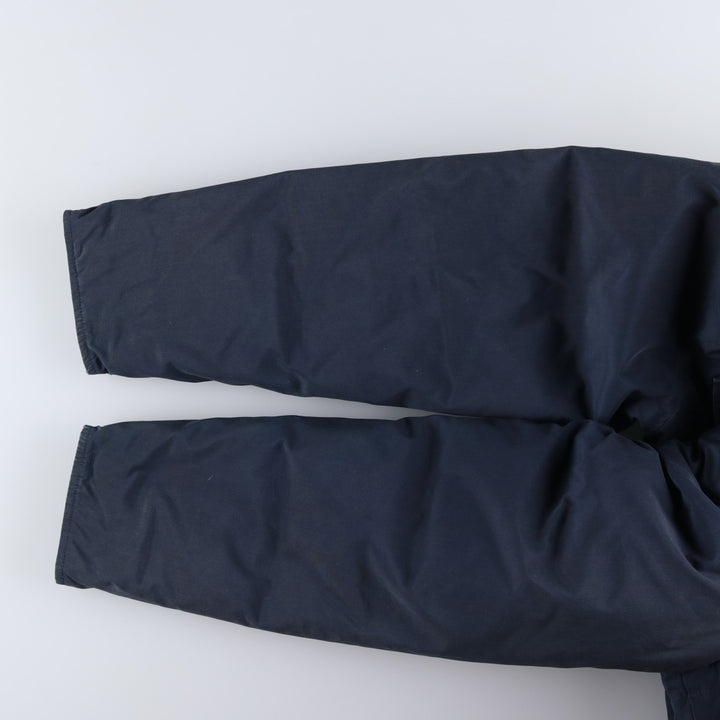 Vintage 1970s-1980'S Eddie Bauer goose down parka, size L, men's unclear navy blue type Vintage Second Hand