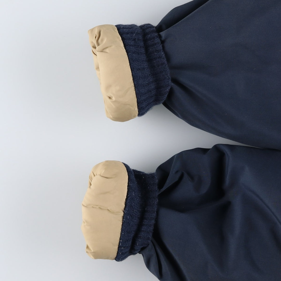 Vintage 1970s-1980'S Eddie Bauer goose down parka, size L, men's unclear navy blue type Vintage Second Hand